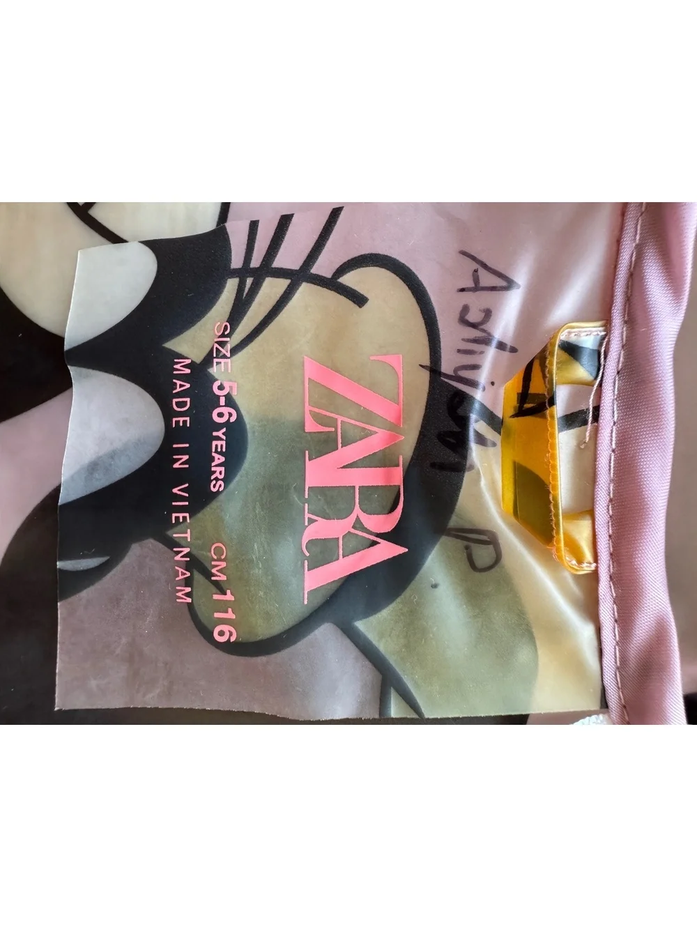Zara Disney Kids Raincoat - Pink Mickey & Friends